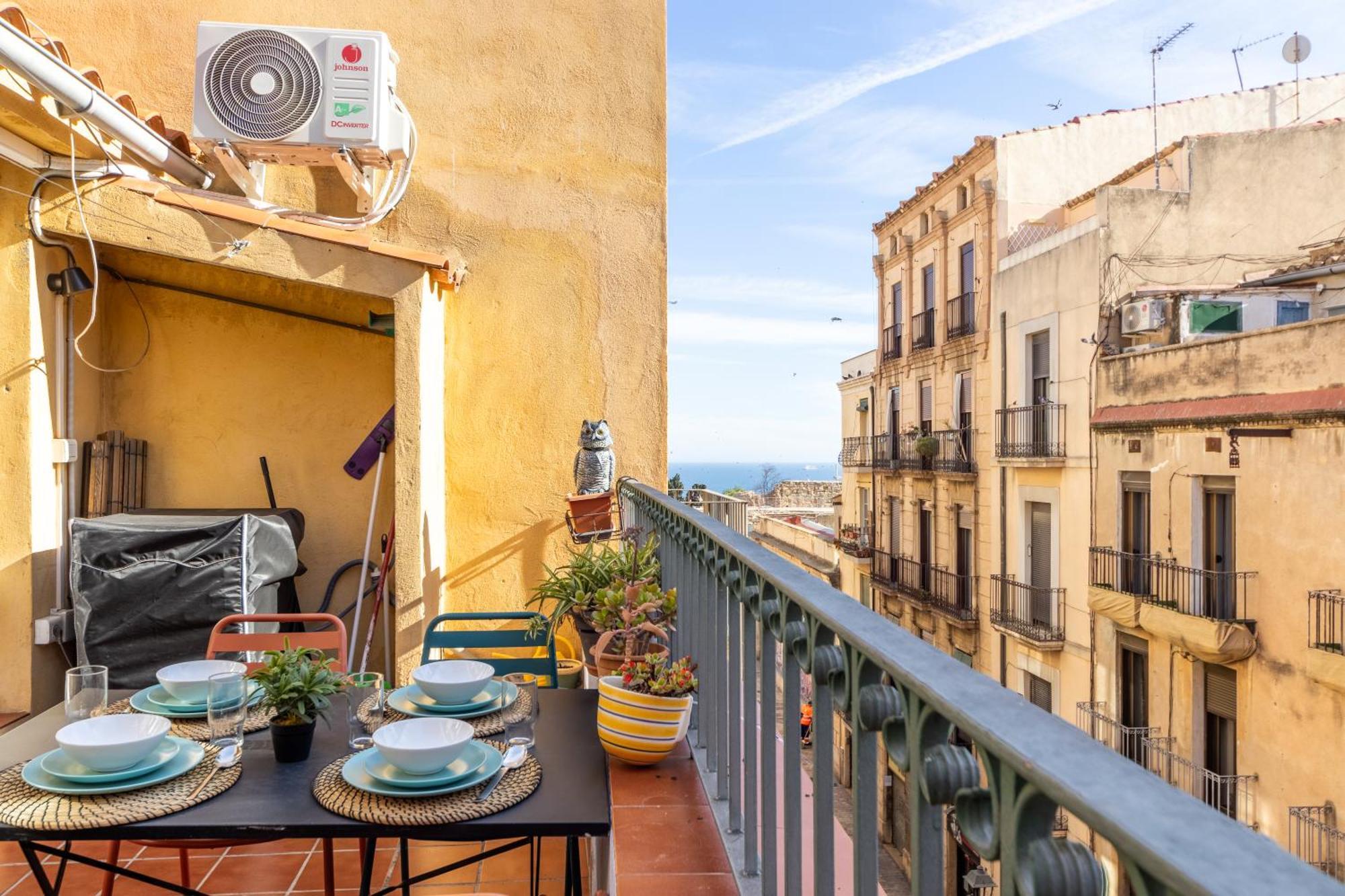 Grooovy Duplex Amb Terrassa Apartment Tarragona Luaran gambar