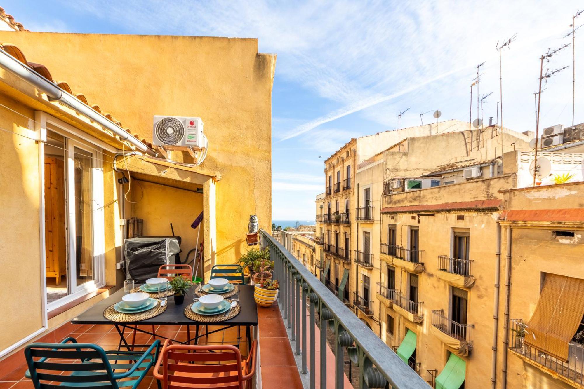 Grooovy Duplex Amb Terrassa Apartment Tarragona Luaran gambar